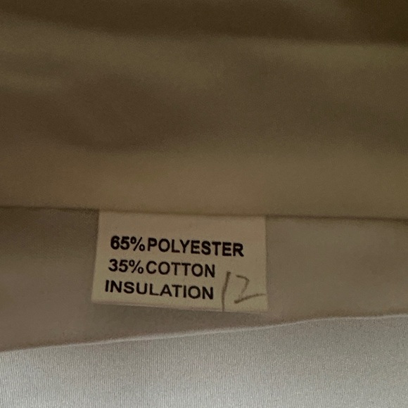 NIWIY Blue White Tweed Bouclé Blazer Jacket Size M - Picture 6 of 6